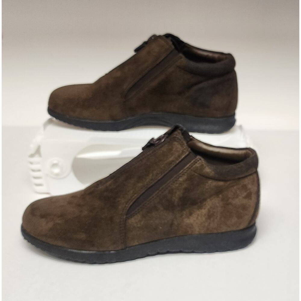 FAN FARES CHIEF  ANKLE SUEDE LEATHER BROWN BOOTS SIZE US 6.